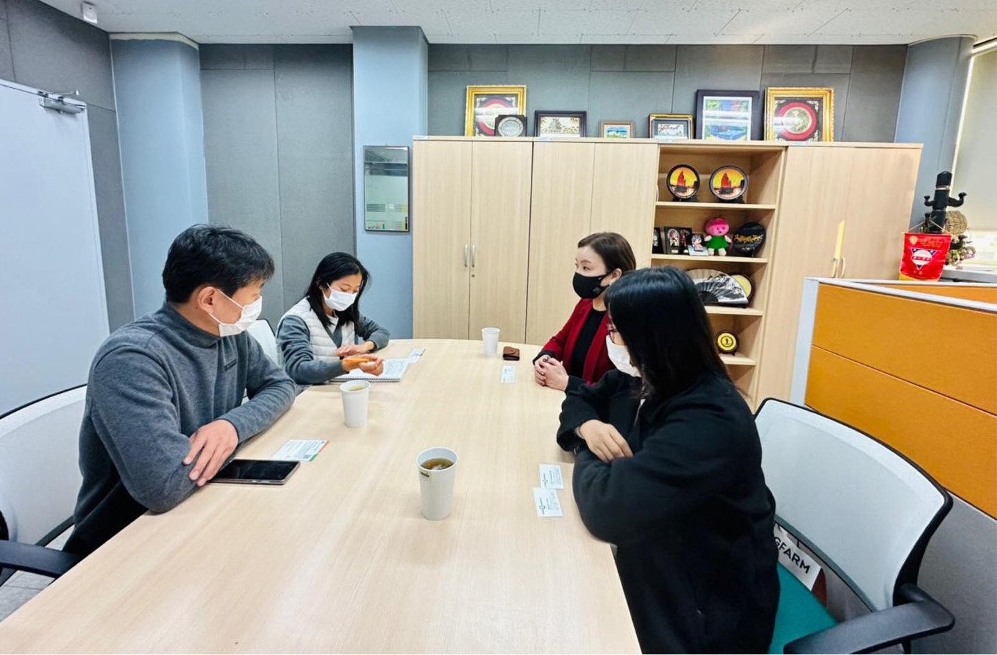 Hình ảnh hợp tác giữa Đại Học Kyonggi và YK 