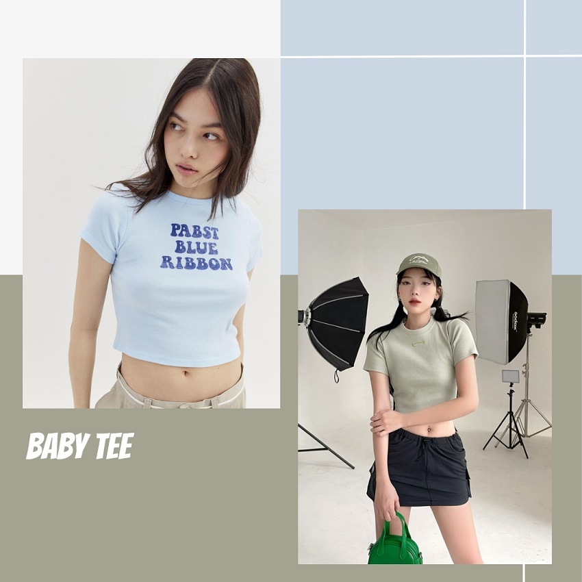 Baby Tee cực dễ thương và thu hút Baby Tee cực dễ thương và thu hút