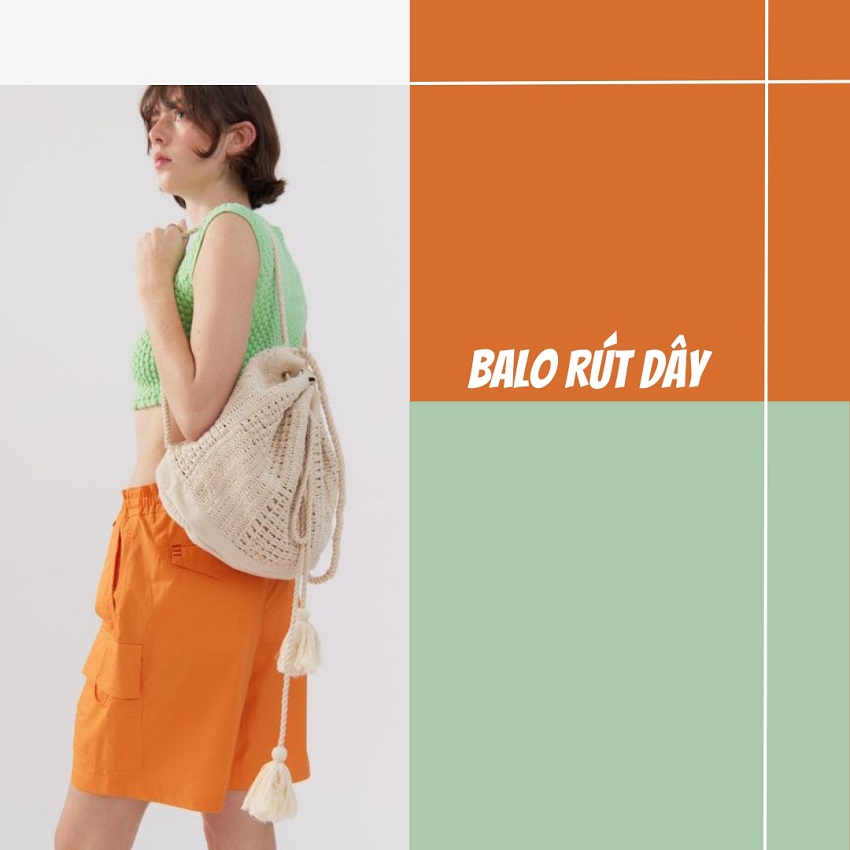 Balo rút dây xinh xắn Balo rút dây xinh xắn