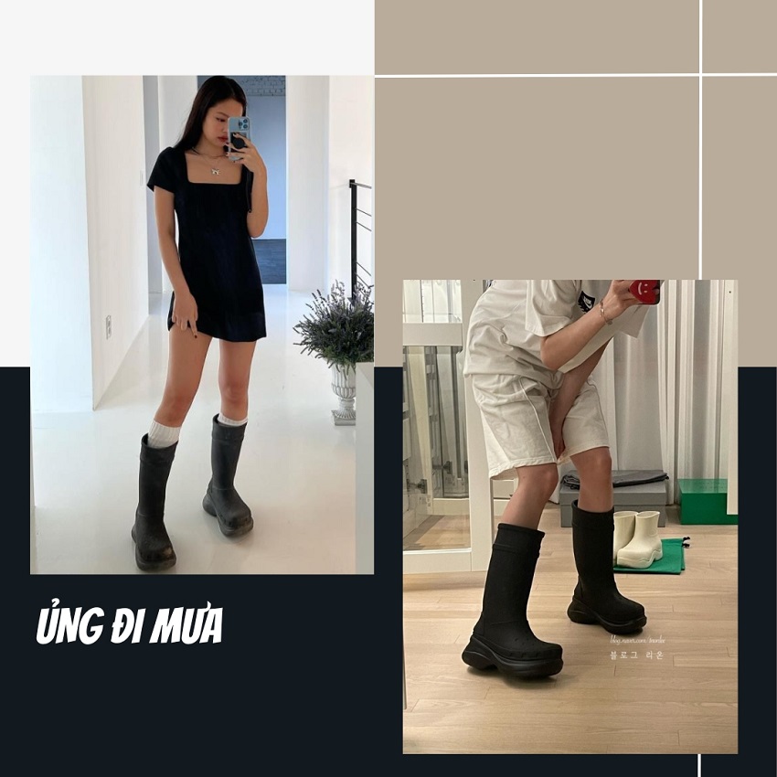 Jennie khiến fan thích thú khi diện ủng đi mưa Jennie khiến fan thích thú khi diện ủng đi mưa
