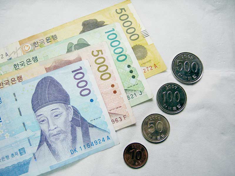 Các mệnh giá tiền Won - tiền Hàn Quốc hiện nay