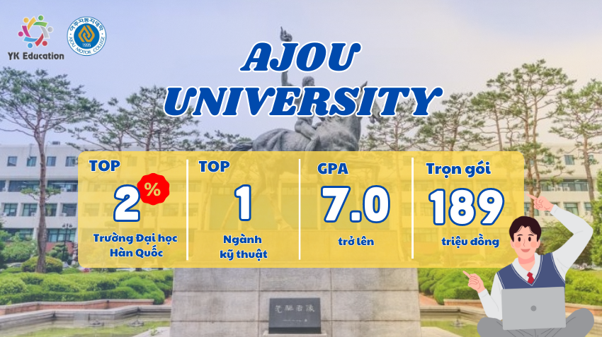 TUYỂN SINH TRƯỜNG ĐẠI HỌC AJOU NĂM 2024
